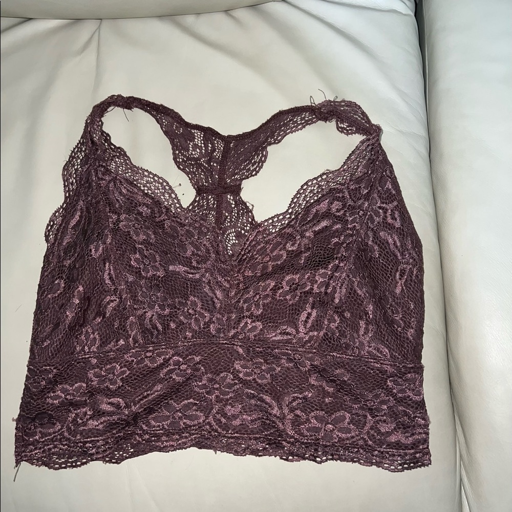 LA Hearts Bralette, Sz L, well loved